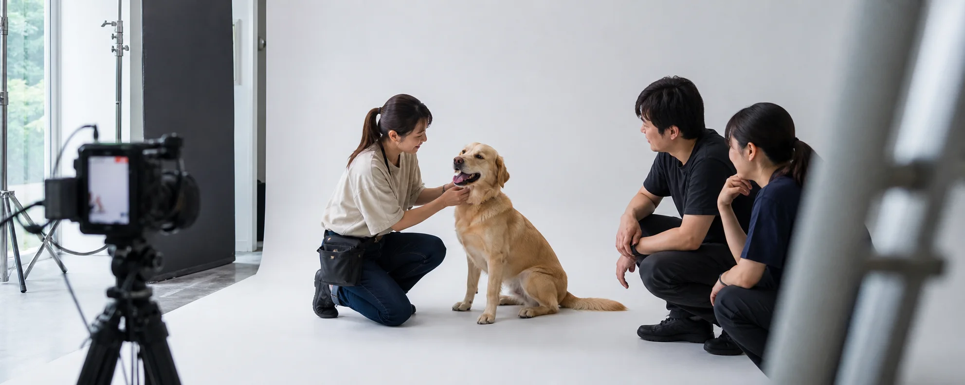 貸出し業の現場を表す実写イメージ