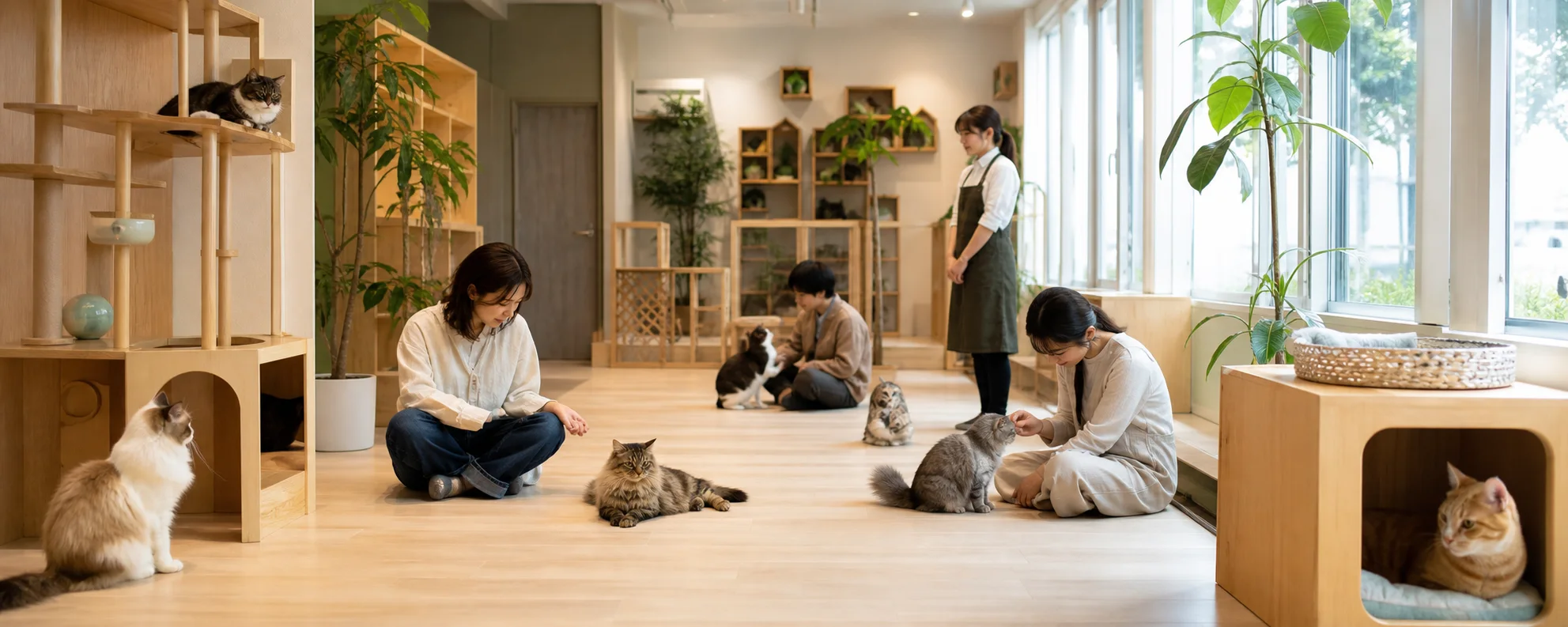 展示業の現場を表す実写イメージ