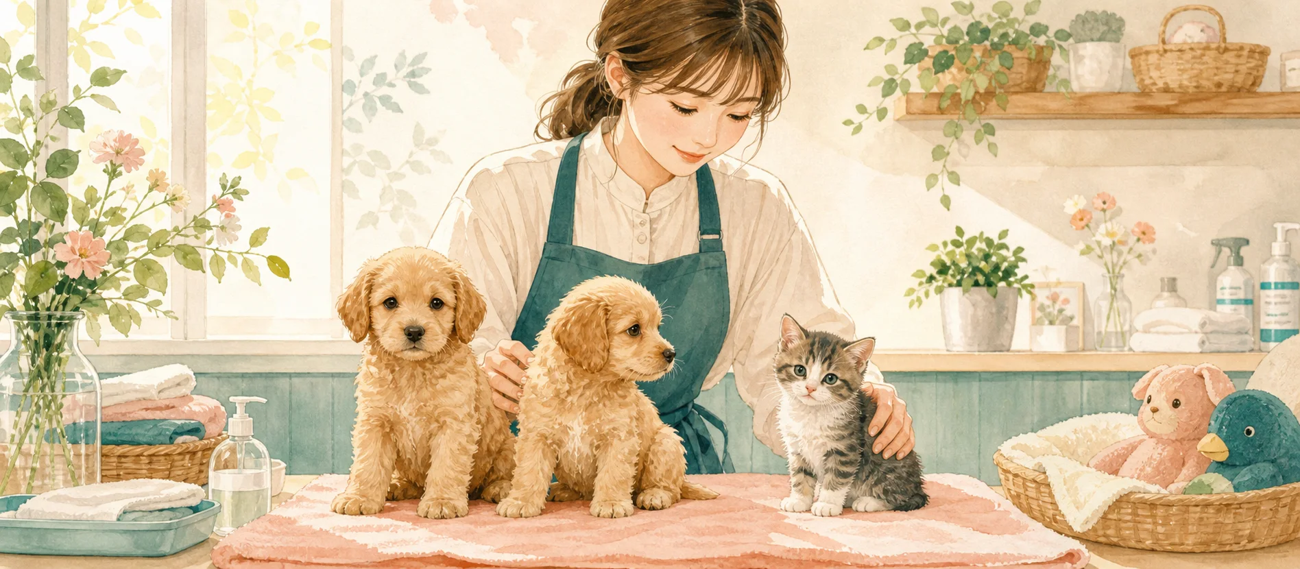 販売業を表すイラスト
