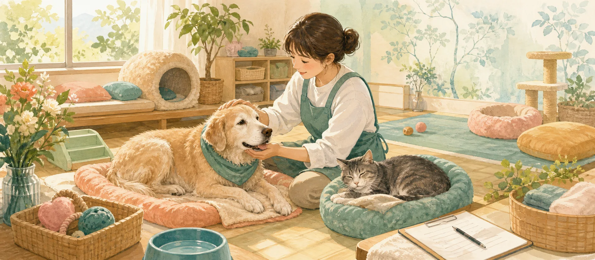 譲受飼養業を表すイラスト